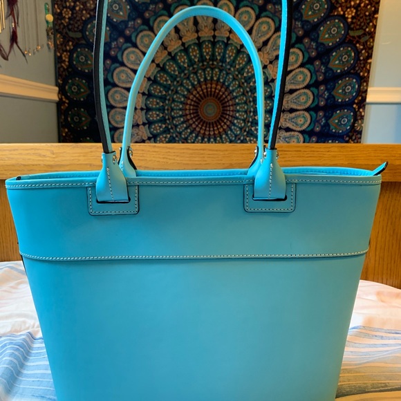 Dooney & Bourke Beacon Zip Tote ~ Light Blue~ - Picture 5 of 8